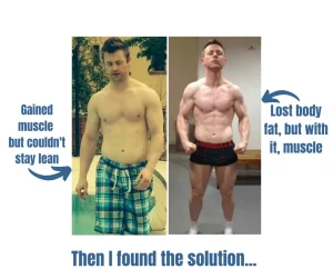 Scott Laidler during his journey to becoming a personal trainer
